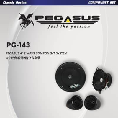 Pegasus 4” 2 Ways Component System