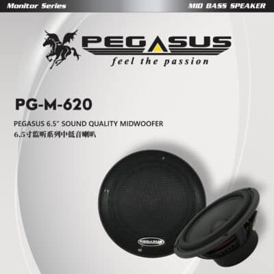 Pegasus 6.5” Monitor Series Sound Quality Coaxial Speaker