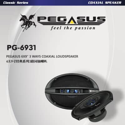 Pegasus 6X9” 3 Ways Coaxial Speaker