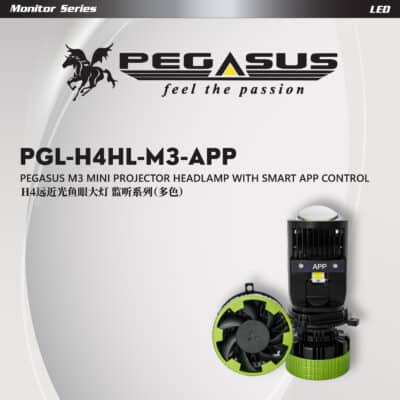 Pegasus M3 Mini Projector Headlamp with Smart Apps Control