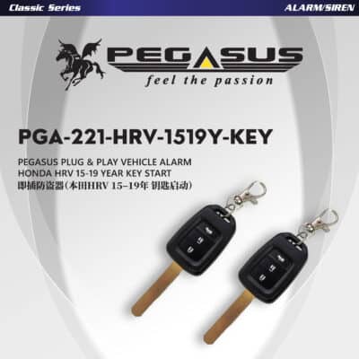 Pegasus Plug & Play Vehicle Alarm for (Honda HRV 15-19Y) Key Start